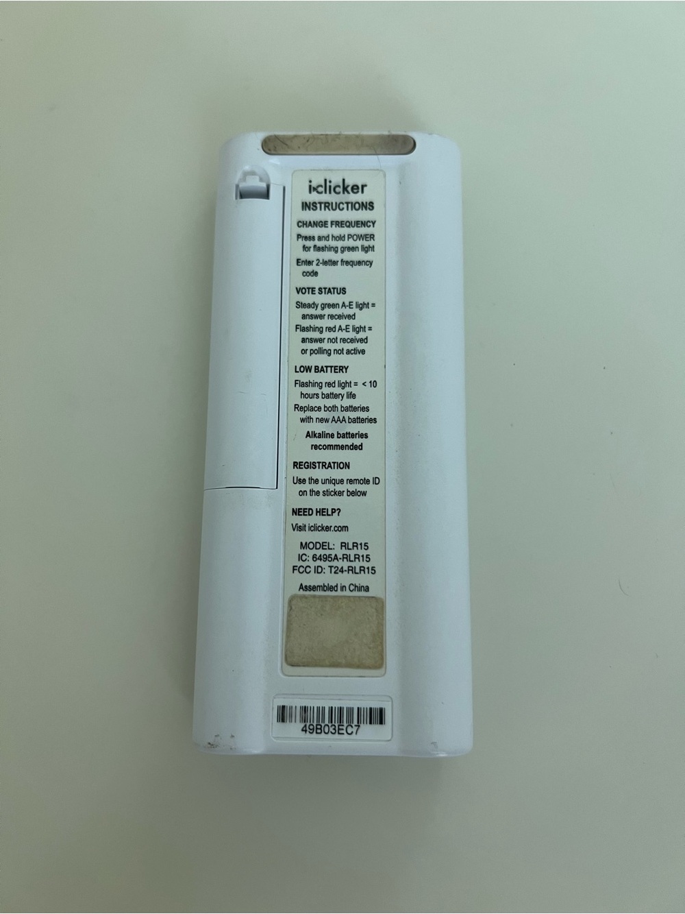 iClicker+ Student Remote - Picture 2 of 2